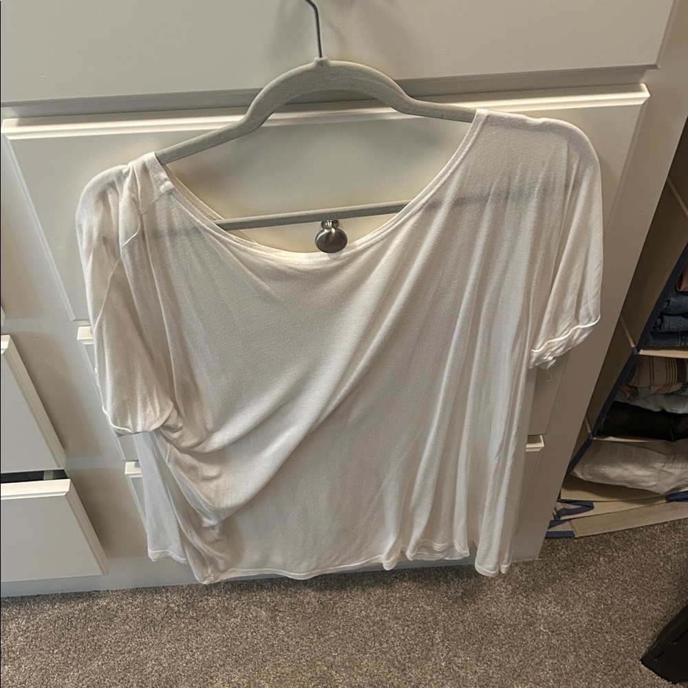 Piko 1988 Cream Sheer Top